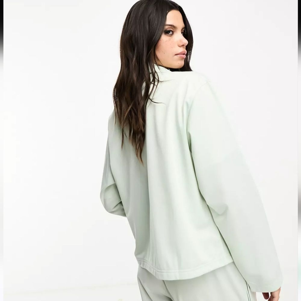 Adidas Originals Adibreak Neutral Court Track Jacket Mint Green Sage Small (27) - Picture 4 of 12